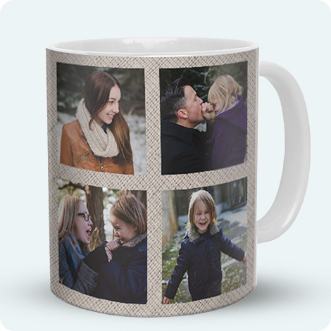Mug photo blanc